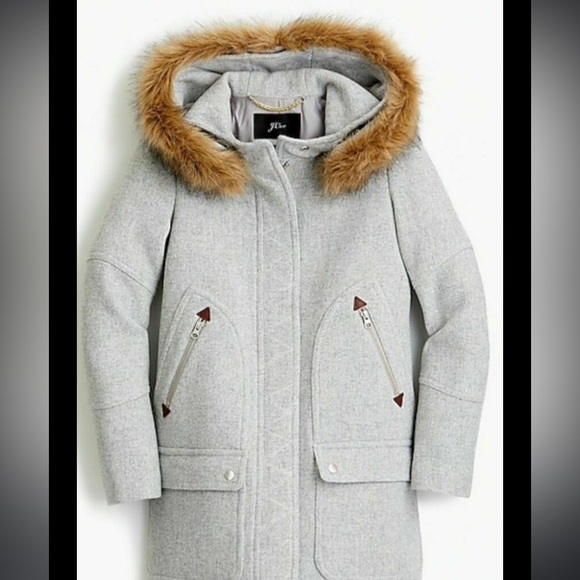 J. Crew Chateau Parka In Italian Stadium-cloth Wool - Picture 10 of 10